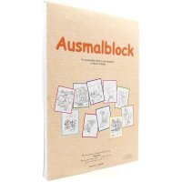 Ausmalblock 10 verschiedene Motive