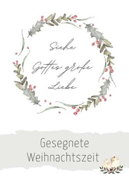 Gesegnete Weihnachtszeit