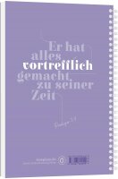 Stille Zeit mit Dir - Notizbuch (Flieder)