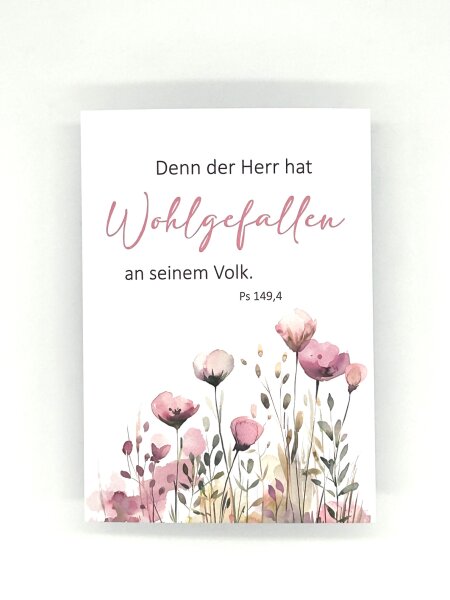 Postkarte "Wohlgefallen"