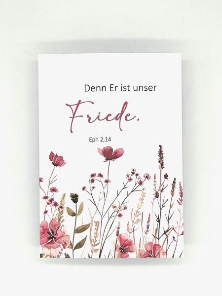 Postkarte "Friede"