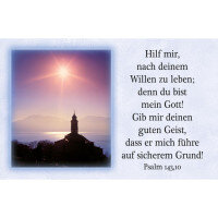 62 Psalm - Karten; mit Farbbildern und Psalmworten